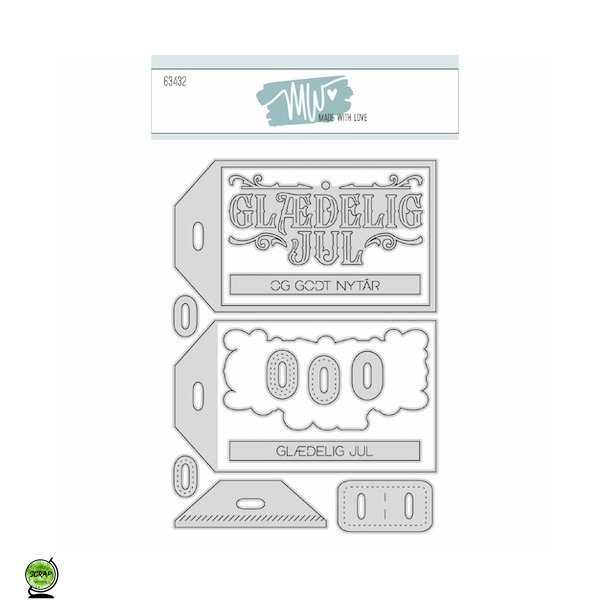 MW Made with love 63432 - Dies Tags