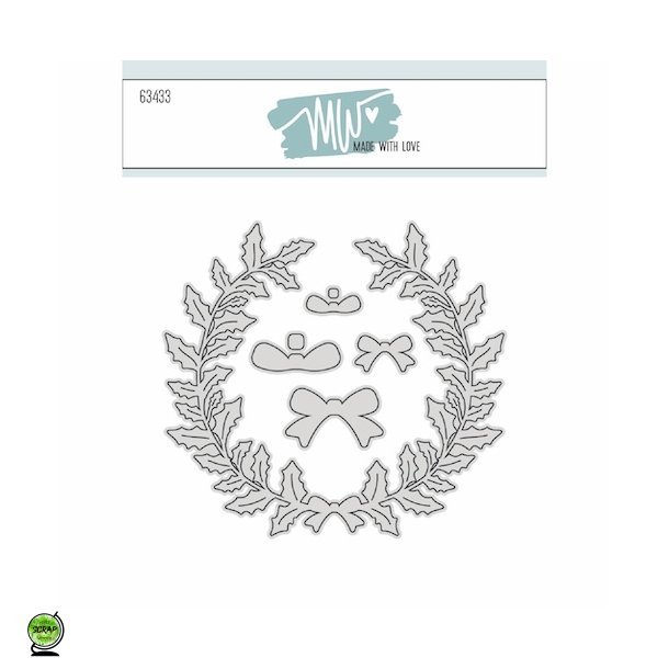 MW Made with love 63433 - Dies Holly Wreat