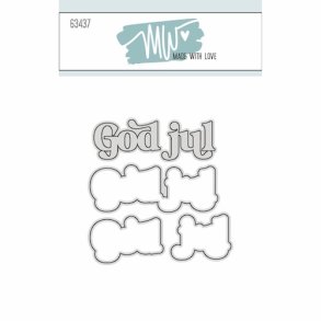 MW Made with love 63437 - Dies tekst God jul