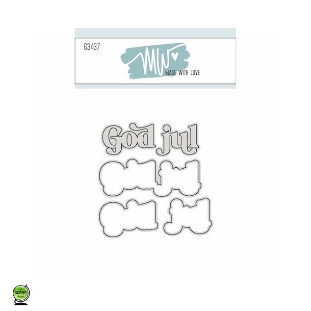 MW Made with love 63437 - Dies tekst God jul