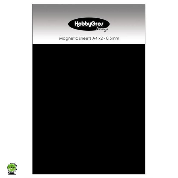 HobbyGros magnet ark A4 2 stk. 0,5mm