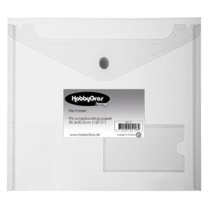 HobbyGros SS119 - Plastlomme opbevaring 12x12