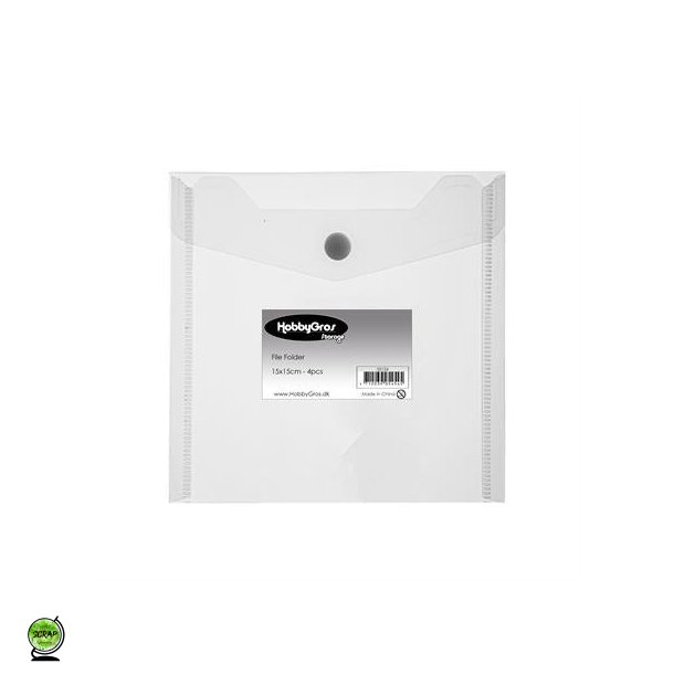 HobbyGros SS126 - File Folder 15x15cm 4 stk.