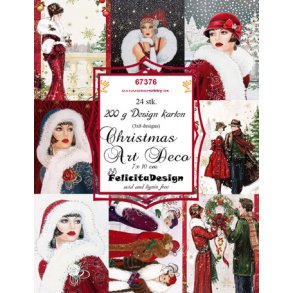 FelicitaDesign 67376 - Christmas Art Deco 7*10 cm