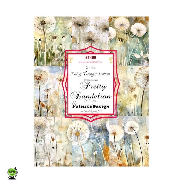 FelicitaDesign 67459 - Pretty Dandelion 7*10 cm