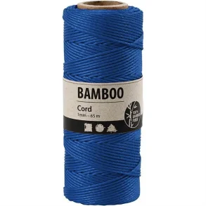 Bamboo cord 503484 1mmx65m blue