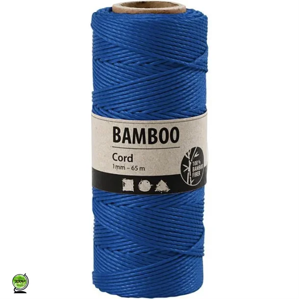 Bamboo cord 503484 1mmx65m blue