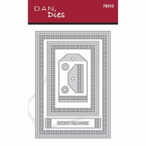 DanDies 79313 - Dies Hardanger rektangler
