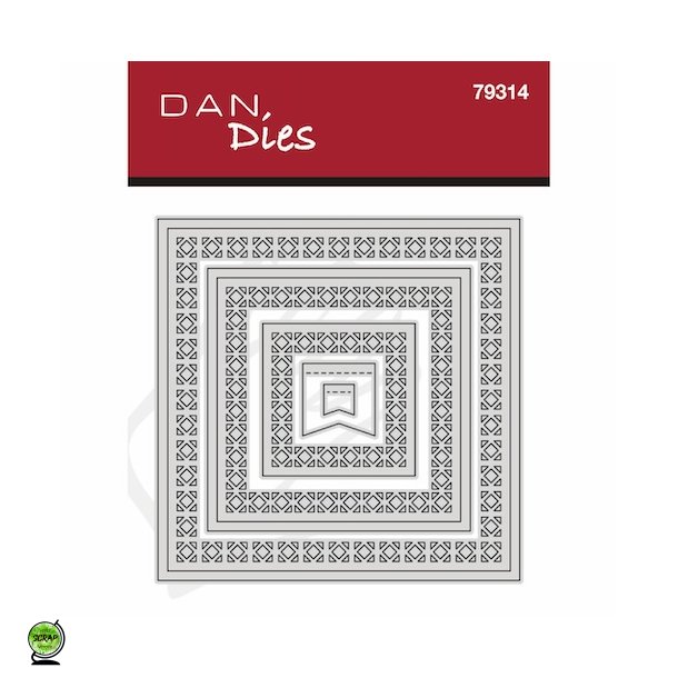 DanDies 79314 - Dies Hardanger firkanter