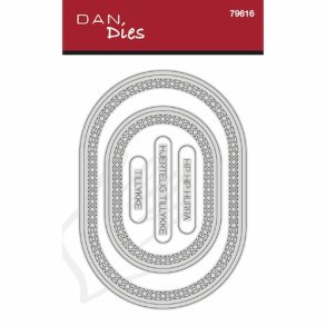 DanDies 79316 - Dies Hardanger ovaler