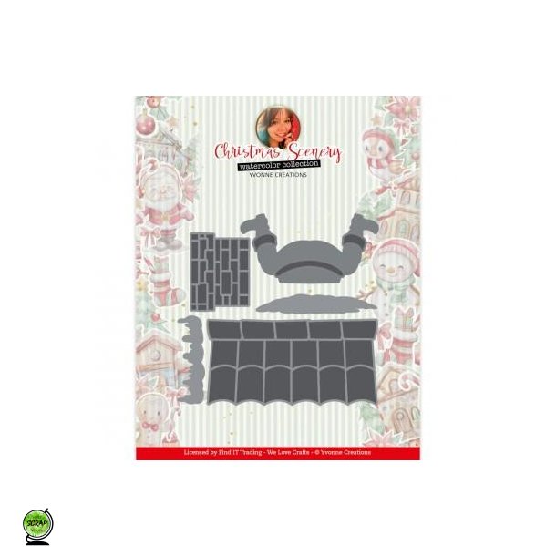 Yvonne Design YCD10336 - Dies Skorsten med nisse