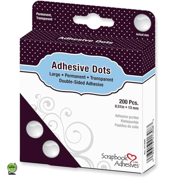 3L Adhesice Dots 200 stk. 0,51in/13mm