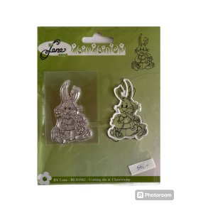 By Lene BLD1062 - Die & clearstamp Kanin