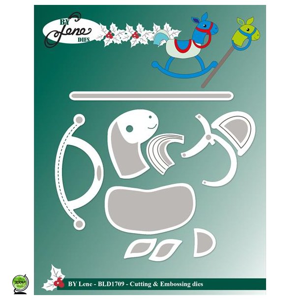 By Lene BLD1709 - Dies rocking horse