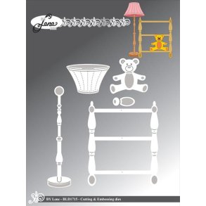 By Lene BLD1715 - Dies Bookcase