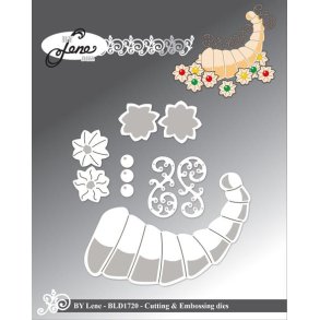 By Lene BLD1720 - Dies Wreath cake