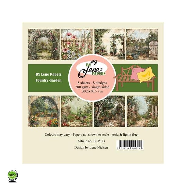 By Lene BLP353 - Country Garden 30,5*30,5 cm