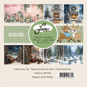 By Lene BLP356 - Christmas spirit 30,5x30,5 cm