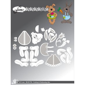 By Lene BLD1750 - Dies Rabbits 