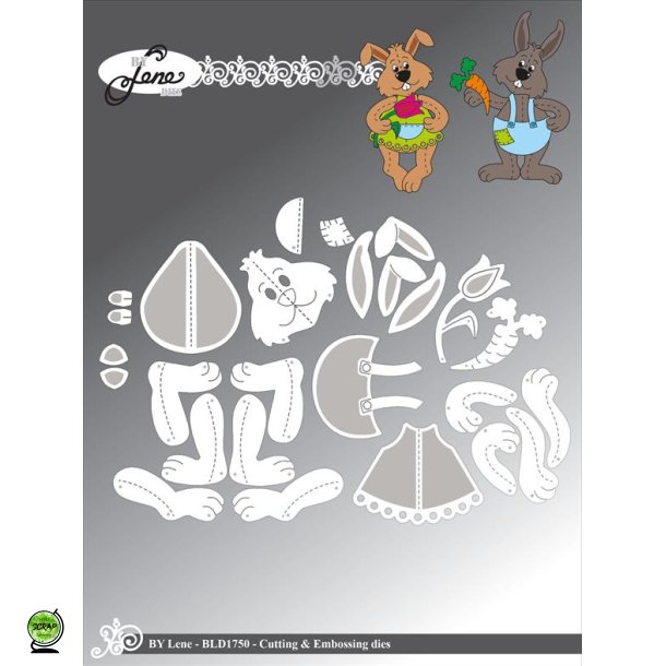By Lene BLD1750 - Dies Rabbits 