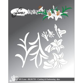 By Lene BLD1753 - Dies Lily flowers