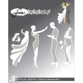 By Lene BLD1749 - Dies Wedding couple