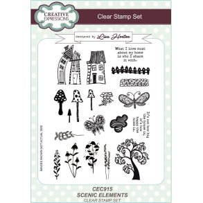 Creative Expressions CEC915 - stempel Scenic Elements