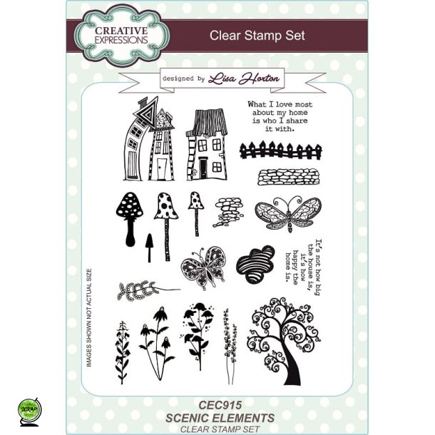 Creative Expressions CEC915 - stempel Scenic Elements