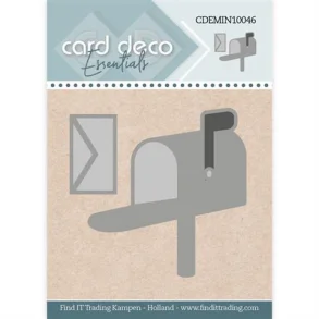 Card Deco CDEMIN10046 - Postkasse og brev