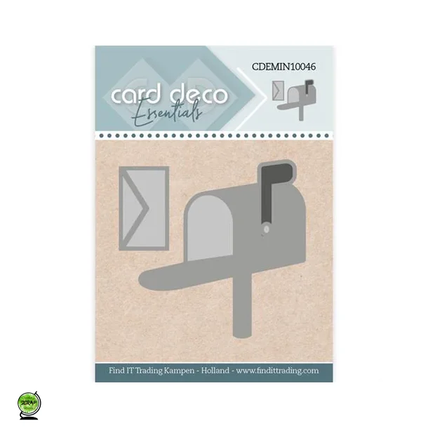 Card Deco CDEMIN10046 - Postkasse og brev
