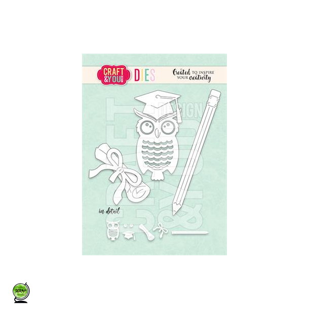 Craft &amp; You CW292 - Dies Set with owl