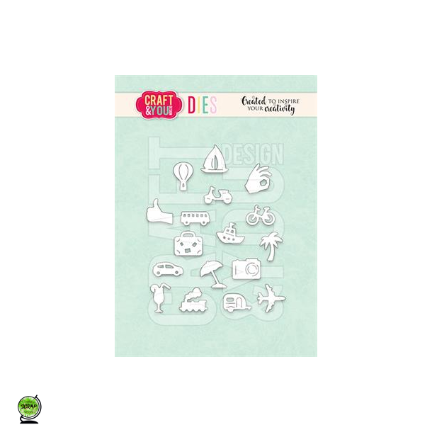 Craft &amp; You CW299 - Dies Travel pictograms