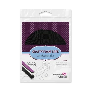 3L Crafty foam tape black 10mmx4m 