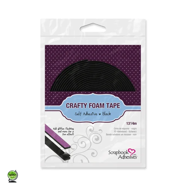 3L Crafty foam tape black 10mmx4m 