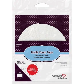 3L Crafty foam tape whte 10mmx4m 