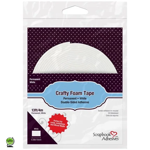 3L Crafty foam tape whte 10mmx4m 