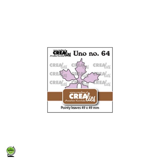 Crealies CLUno63 - Dies Poinsettia round leaves