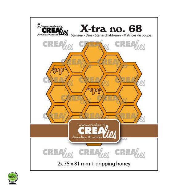 Crealies CLXtra68 -Dies Honeycomb