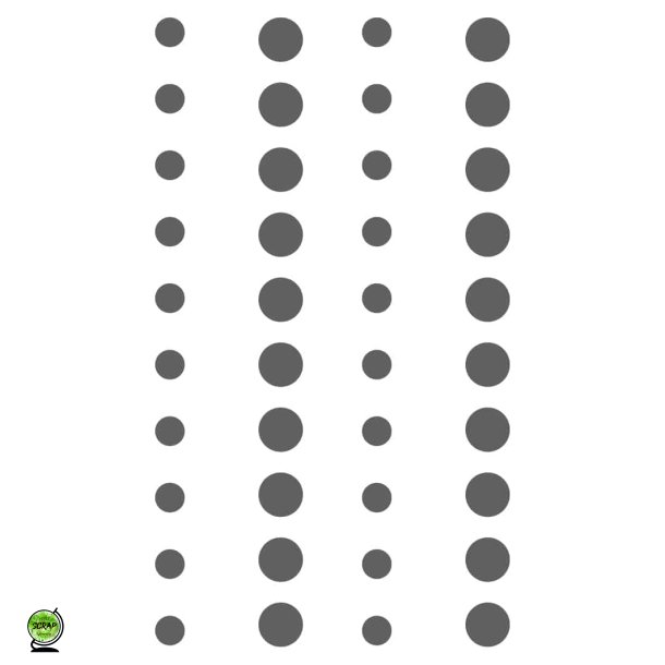 Design5 D500001ED - Enamel dots night space grey