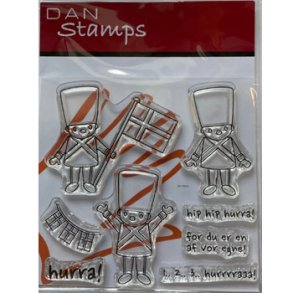 Dan Stamps 7810 - stempel Garder hurra