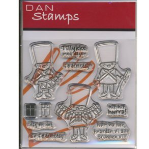 Dan Stamps 7811 - stemple Garder tillykke