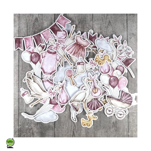 Dan cuts 2873 - Die cuts Baby Lyserd