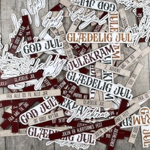 Dan cuts 2876 - Die cuts Tekster - Jul 2