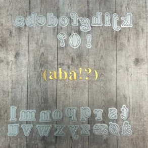 DanDies 7910 - Dies Serif sm bogstaver