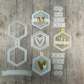 DanDies 7913 - Dies Foldemrke - sekskant