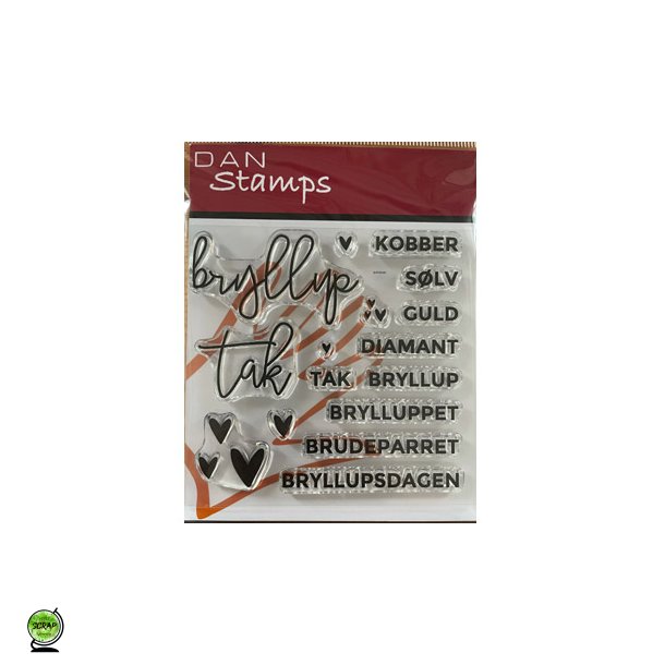 Dan Stamps 7807 - stempel Tekst "byllup"