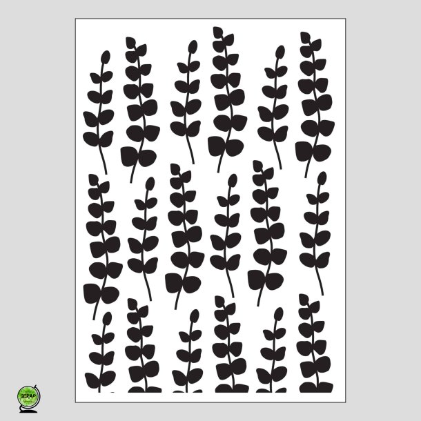 Design5 D500038S - Stencil Bladgrene