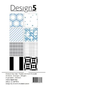 Design5  D5P7016 - Grafiske mnstre 10*21 cm