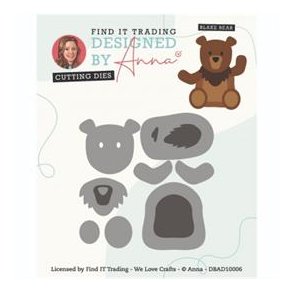 Designed by Anna DBAD10006 - Dies Blake Bear
