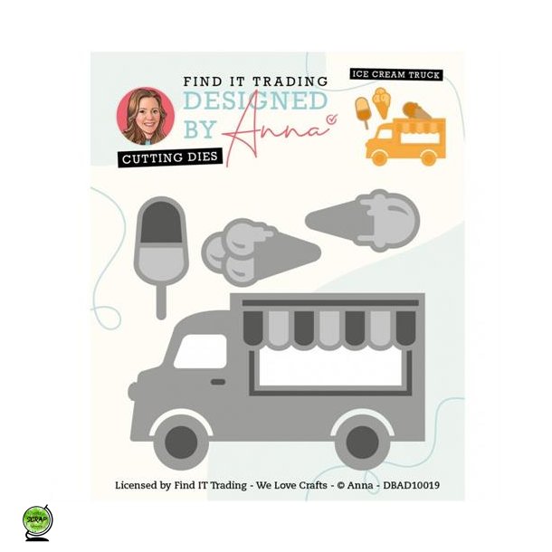 Designed by Anna DBAD10019 - Dies Icecream Truck